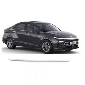 Chrome Trunk Garnish Compatible with Verna (2023)  - Silver